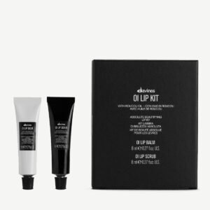 Davines OI Lip Kit (OI lip balm + OI lip scrub) rinkinukas lūpoms