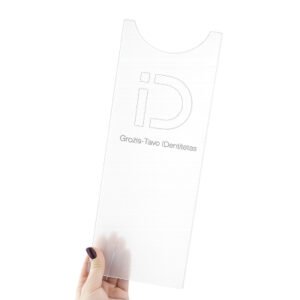 Plastikinės planšetės darbui (Su ID grožio studijos logotipu)